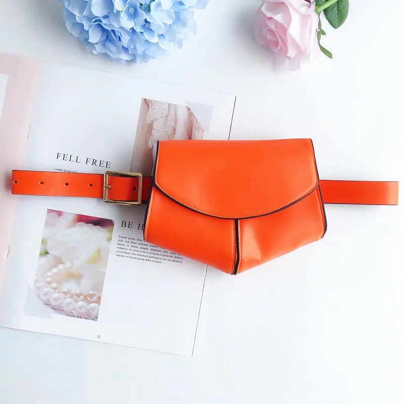 2020 Fashion Brand Women Waist Packs Leather Fanny Pack Belt Bag High Quality Phone Bags Small Travel Female | Багаж и сумки