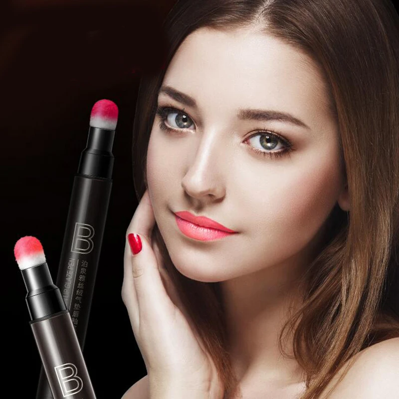 6 цветов бренд Водонепроницаемый прочный макияж губ черный пигмент фиолетовый