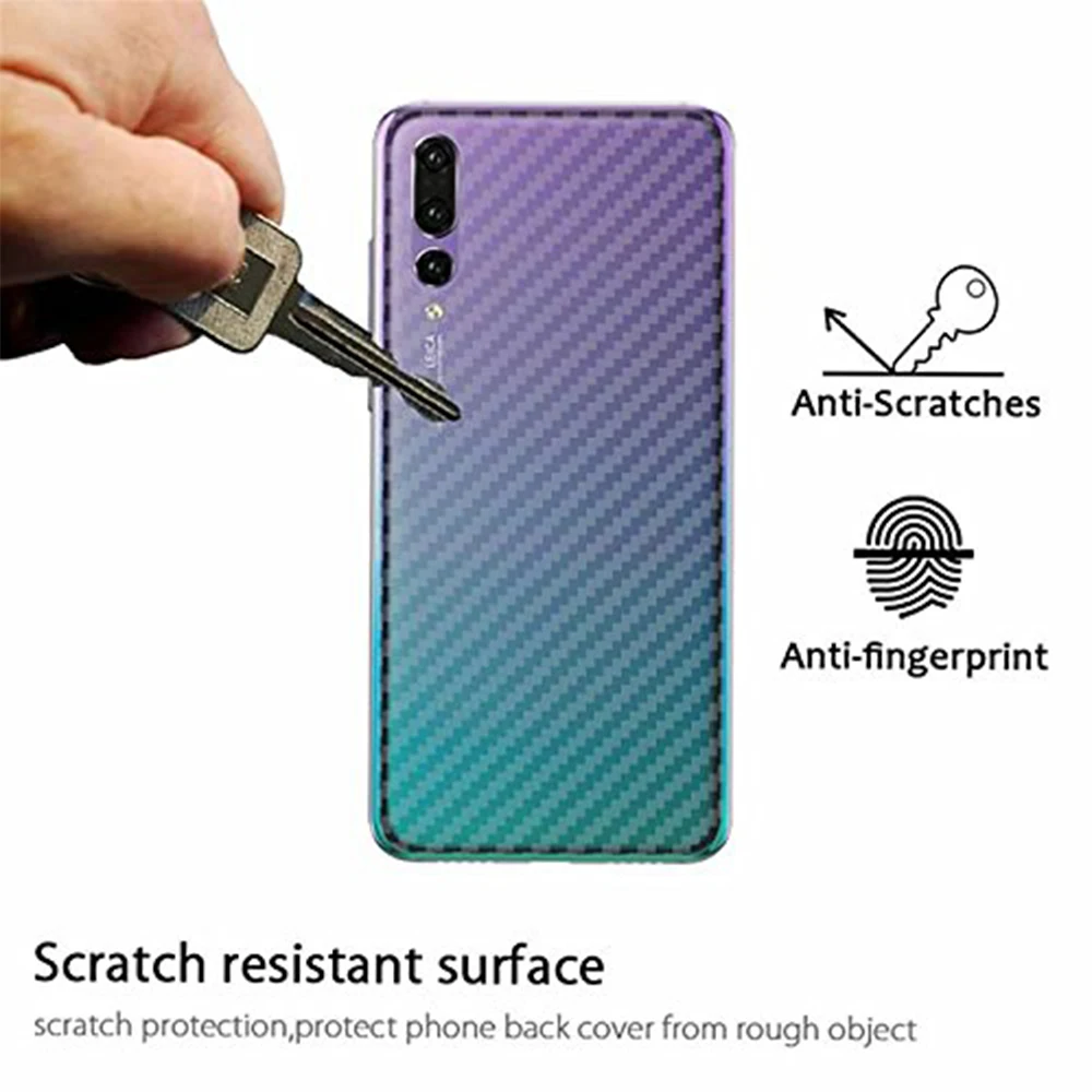 NYFundas 5 шт. Прочный чехол для huawei mate 20x10 pro 3D полностью из углеродного волокна задняя
