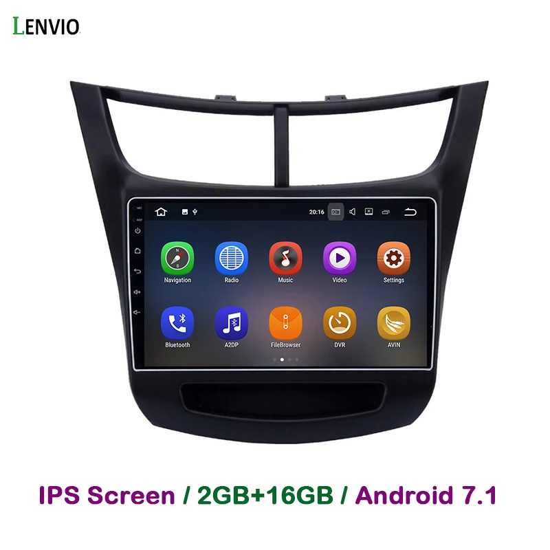 Lenvio 2 Гб RAM Android 7 1 Автомобильный DVD плеер для Chevrolet Sail 2015 2016 стерео радио GPS