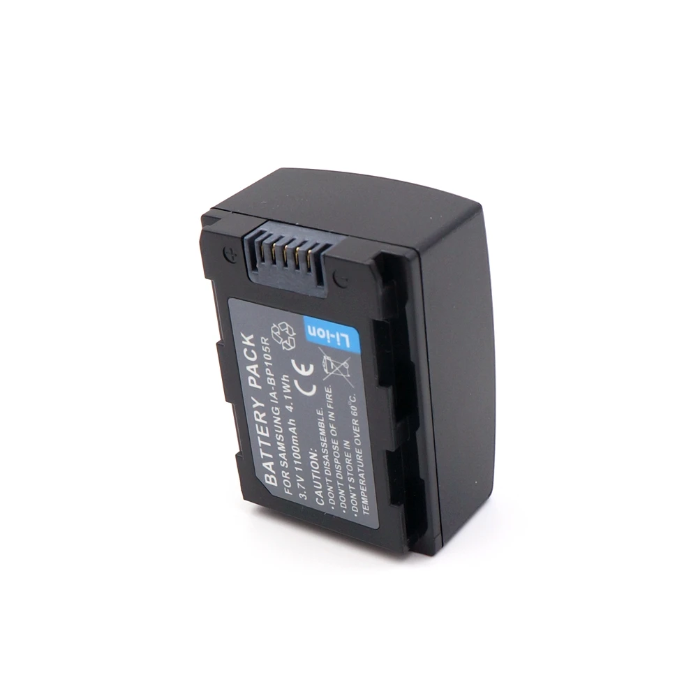 WHCYonline 1100mAh 3 7 V IA-BP105R BP105R Аккумулятор для камеры SAMSUNG SMX-F500 F501 F530 HMX-F900 F910 F920 H320 |
