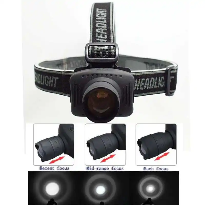 1800лм налобный светодиодный фонарь для лобового фонаря масштабируемый Головной
