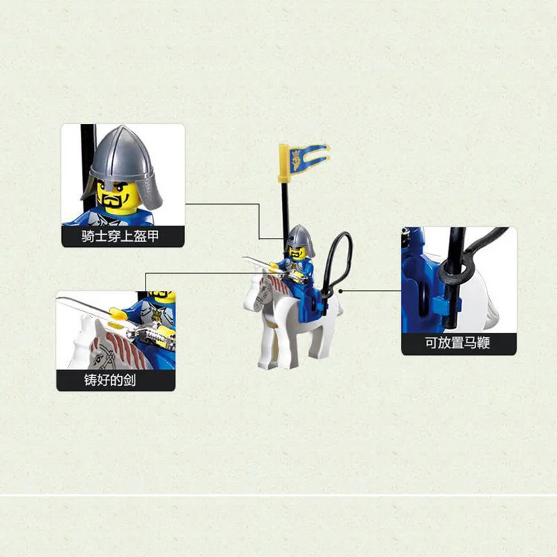 Просвещения Кузница подходит для всех бренда Building Block куклу свободные Кирпич