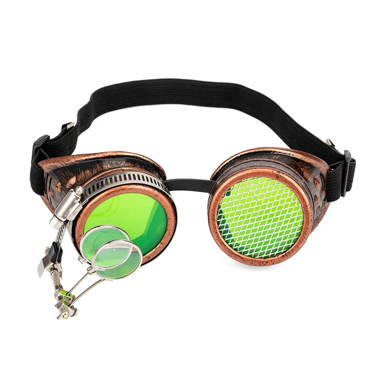 Стимпанк сварочные очки Косплей новые модные мужские женский калейдоскоп Rave