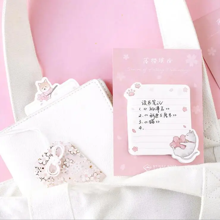 10 в 1 Многофункциональный Kawaii Корея креативные животные N раз Стикеры для заметок
