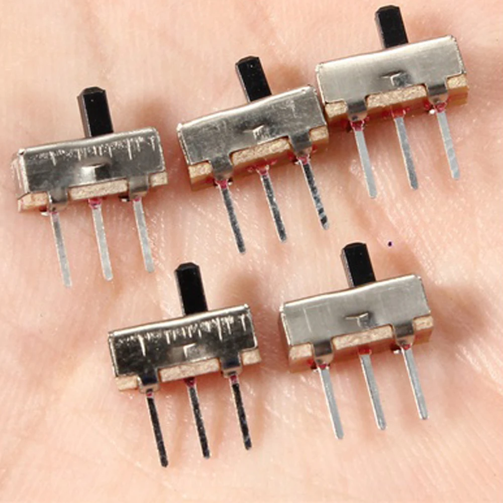 20X SPDT 1P2T SS12D00G4 2 позиции 3 вывод pcb панель вертикальный ползунковый Переключатель