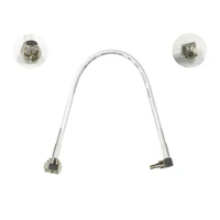 new rise 1pc f male to crc9 male right angle plug 15cm 30cm 50cm low loss high quality for wifi antenna anti corrosive