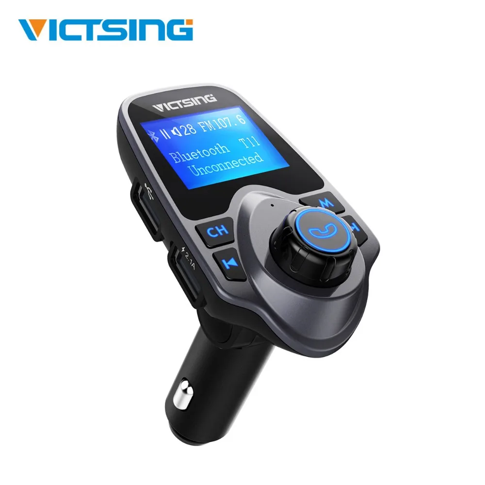 VicTsing беспроводной адаптер Bluetooth fm передатчик радио автомобильный комплект с