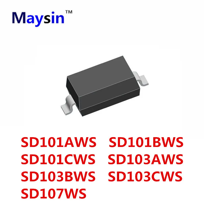 3000 шт. SOD 323 SD101AWS SD101BWS SD101CWS SD103AWS SD103BWS SD103CWS SD107WS| |