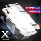 Защитное стекло, закаленное стекло HD для iPhone X66s78 Plus56SEXS Max, 2 шт.