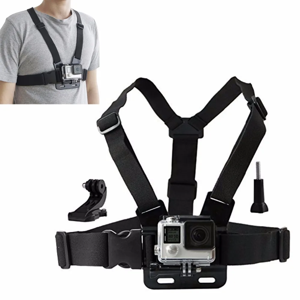 Ремешок Chesty для экшн Камеры Gopro hero 7 6 5 4 SJCAM SJ4000 нагрудный ремень спортивной камеры