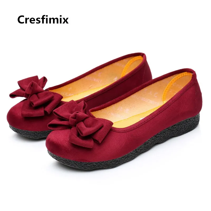 Женские туфли на плоской подошве Cresfimix милые повседневные офисные без застежки с