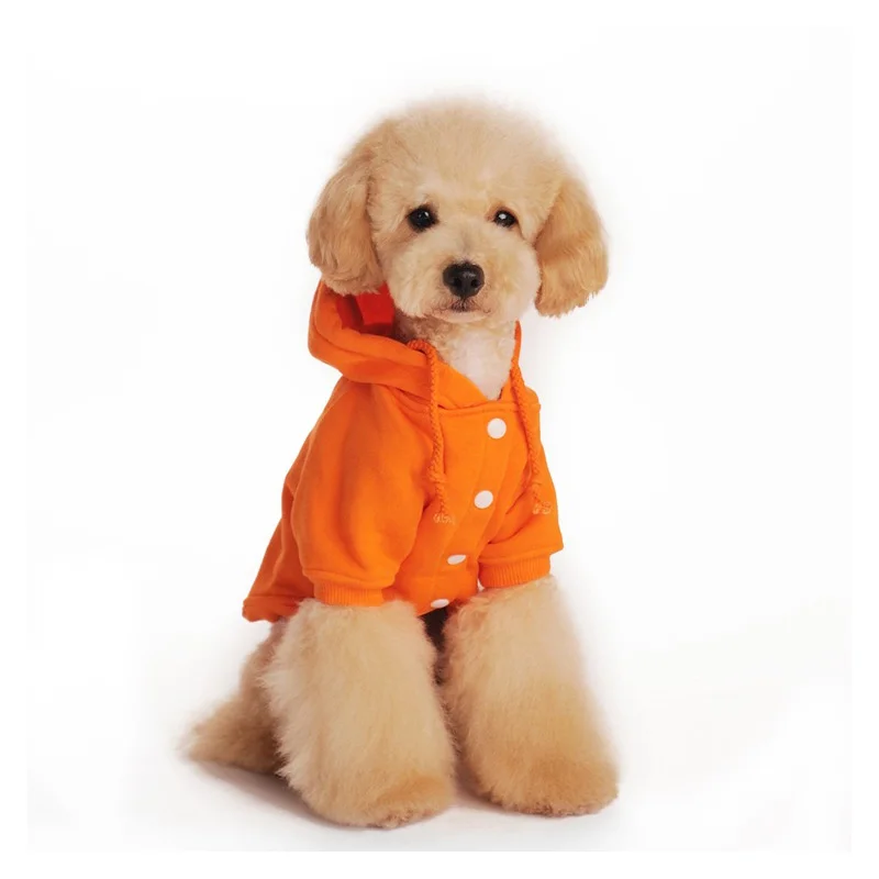 Повседневные Спортивные Собака толстовки одежда хлопок Pet кошки собаки