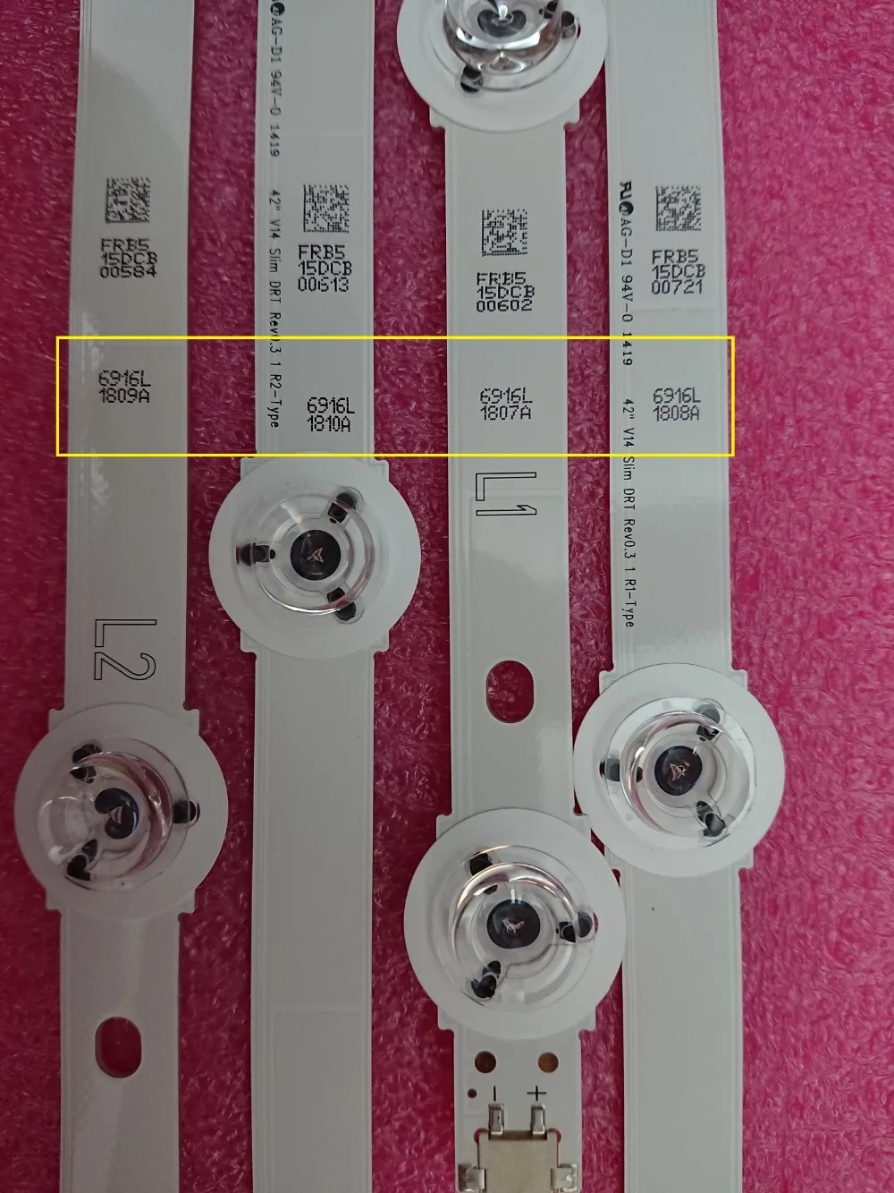 Новинка 5 комплектов = 50 шт. Светодиодная лента для PANASONIC TX 42AS750E 42AS740B 6916L 1807A 1808A 1809A