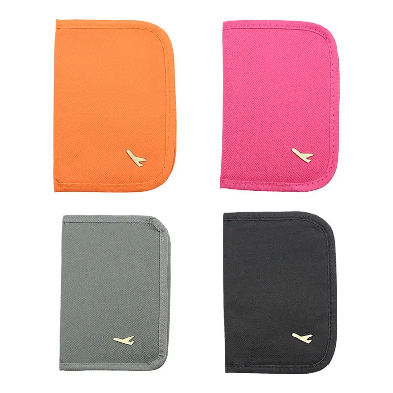 Дорожный холщовый чехол для паспорта держатель кредитной карты кошелек