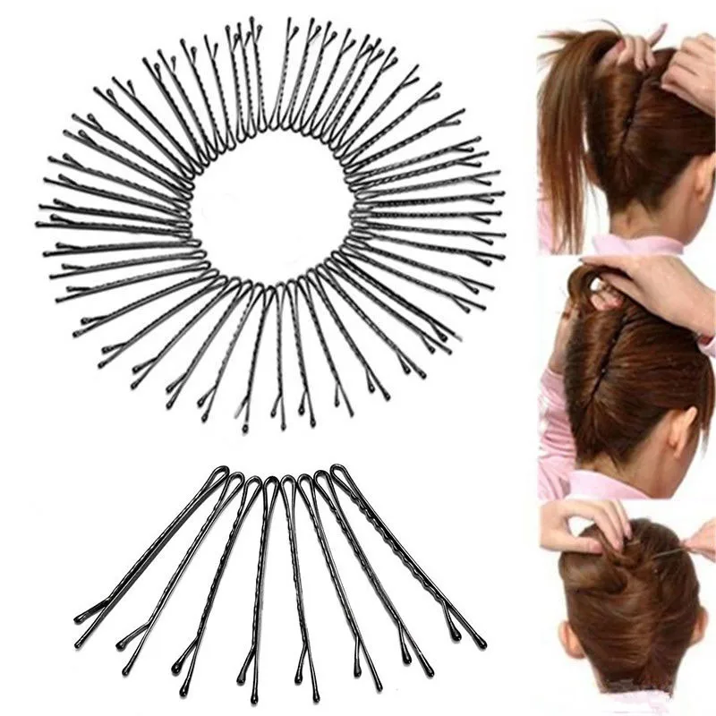 

45 Pcs/set Hair Clips for Women Ladies Bobby Pins Invisible Curly Wavy Grips Salon Barrette Hairpin Hair Accessories