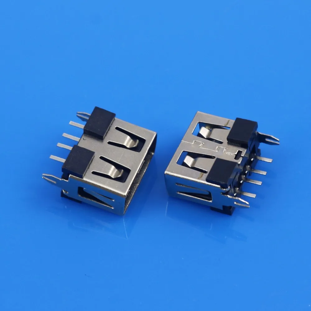 JCD 2 0 USB гнездовой порт интерфейса 180 градусов разъем 10 мм короткий корпус