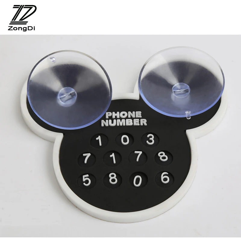 ZD автомобильный Стайлинг мультяшная Временная парковочная карта для Fiat 500 Opel