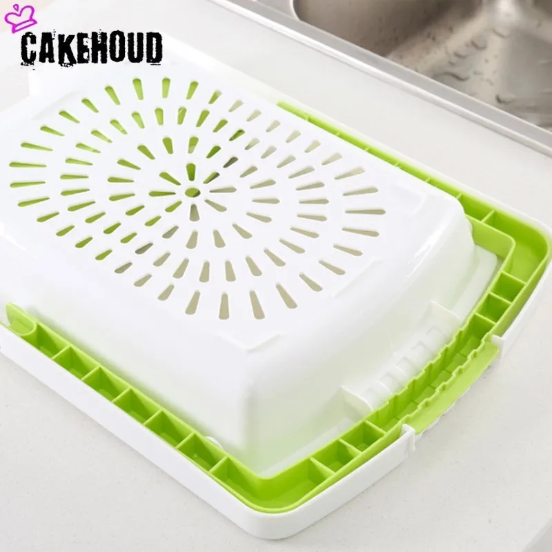 CAKEHOUD творческий Вырезать растительного разделочную доску Многофункциональный раковина сушилку Пластик стока разделочная доска Кухня аксессуары
