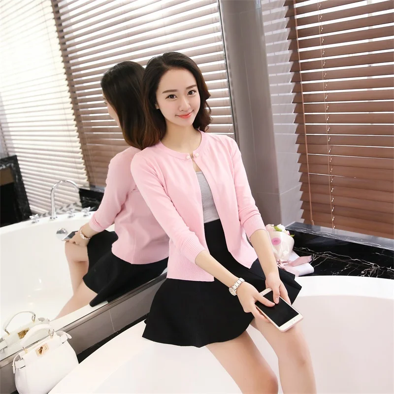 Женское платье-кардиган в Корейском стиле НОВАЯ тонкая цветная шаль