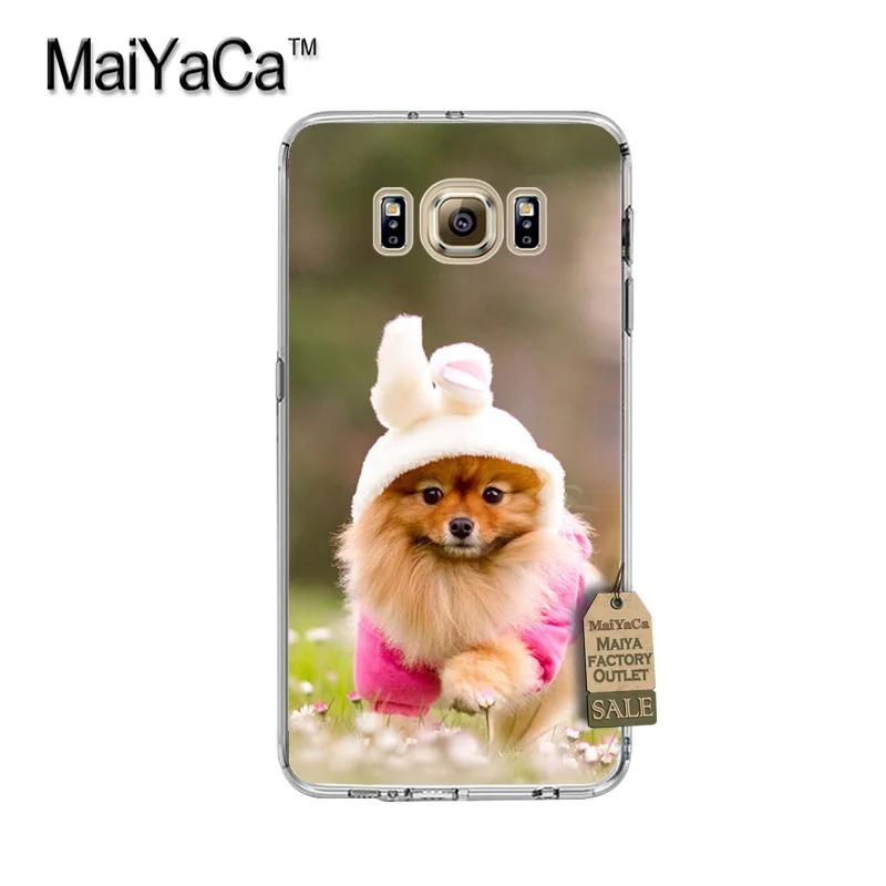 MaiYaCa Хаски щенок мягкий прозрачный ТПУ чехол для телефона аксессуары Samsung gaxlay s5 s6