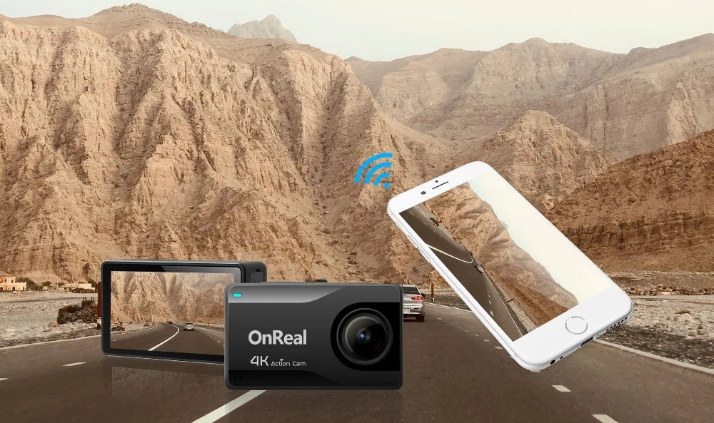Экшн-камера ultra hd 4k OnReal B1KS+ SONY IMX377 7P full wave объектив настоящая Экшн-камера 4k стабилизация экшн-Спортивная камера