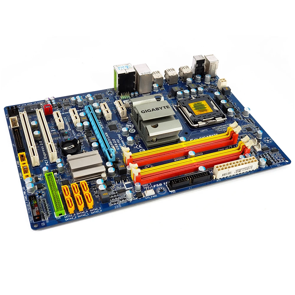 Материнская плата Gigabyte GA-EP45-UD3L EP45-UD3L P45 LGA 775 Core 2 Extreme Core 2 quad core 2 Duo DDR2 16G SATA2 USB2.0 ATX