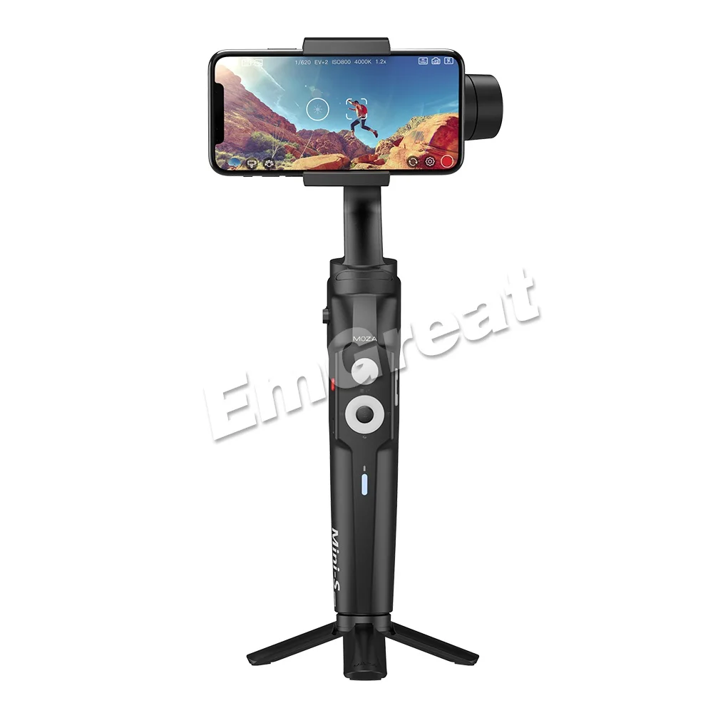 Moza Mini-S складной карманный Дрон-Размер затрудняетесь в выборе правильного размера? 3-осевой ручной шарнирный стабилизатор для камеры для iPhone X XS Max GoPro VS мини-Mi Feiyu Vimble 2