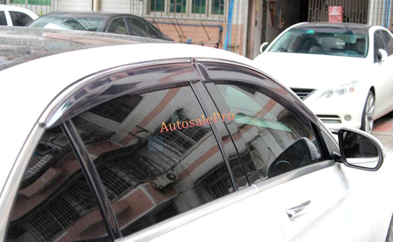 С Тип оконный козырек Vent Оттенки Солнце Дождь гвардии дефлектор для Mercedes Benz GLE