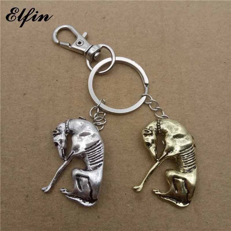 Elfin оптовая продажа 2018 модные брелоки Greyhound Модные животные памятные ювелирные