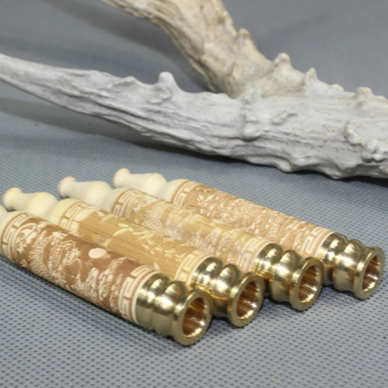 12 мм Пан Ян Дерева Прекрасно Круглый Рупор Деревянные Фильтр Петля Тип Мини