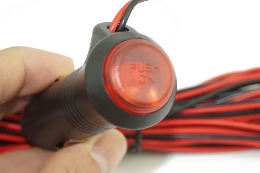 Free shipping New Promotion 5 meter 12V 24V Male Car Cigarette Lighter Socket Plug Connector On Off Switch | Инструменты