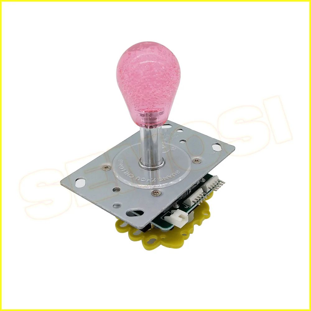 2 шт. подсветка аркадный джойстик Овальный Кристальный светодиодный качающийся