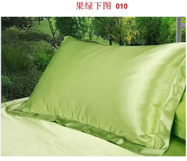 1 шт. двухсторонний чехол конверт из шелка тутового шелкопряда 48 х74 см|pillow case|satin