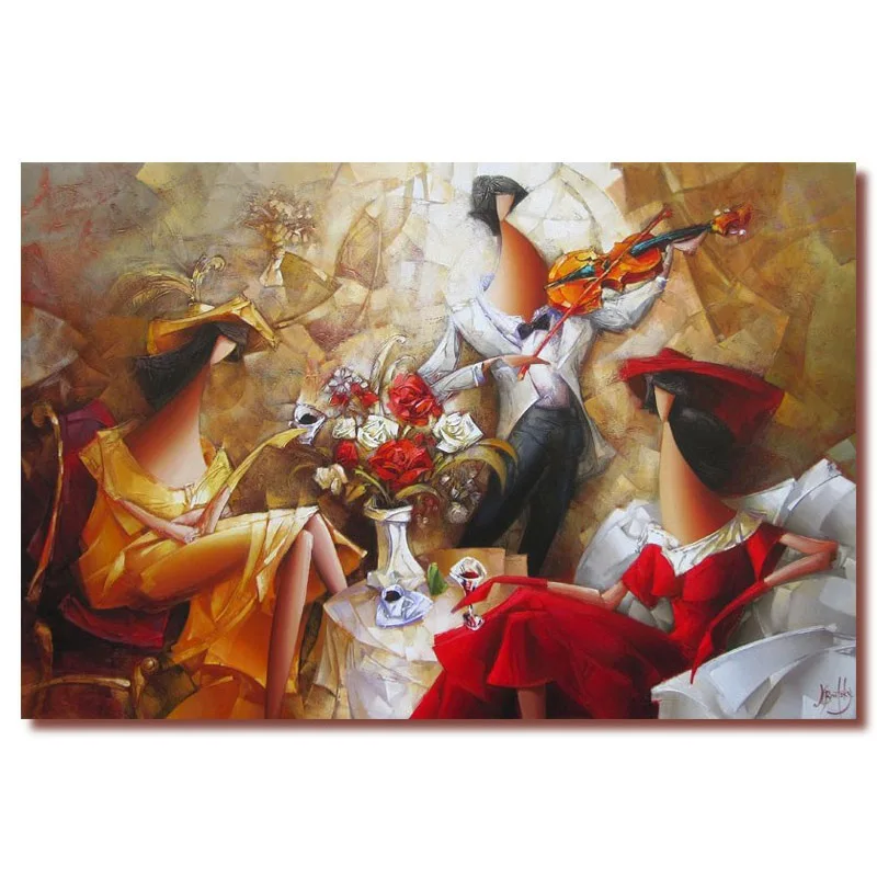 Безрамное Фотографии Живопись по номерам DIY Цифровая живопись маслом на холсте