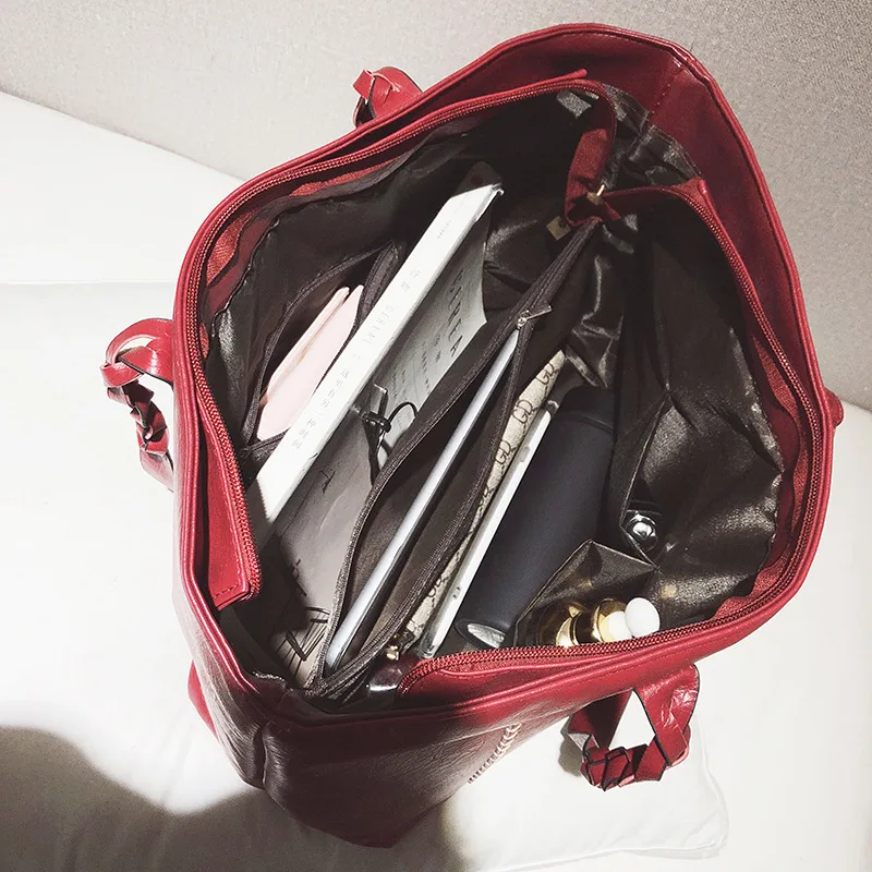 Высококачественная Большая вместительная женская сумка с кисточками сумка-тоут