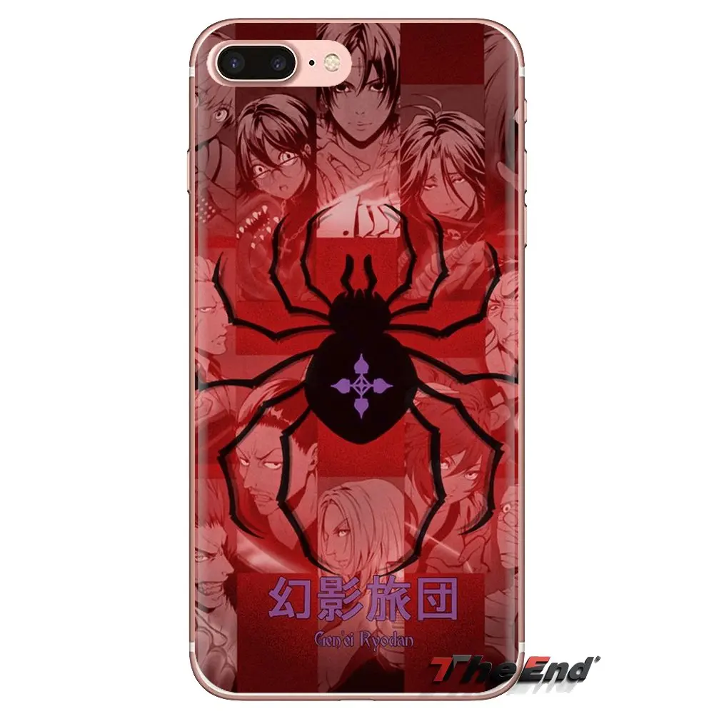For iPod Touch Apple iPhone 4 4S 5 5S SE 5C 6 6S 7 8 X XR XS Plus MAX TPU Transparent Skin Case Phantom Troupe hunter hxh |