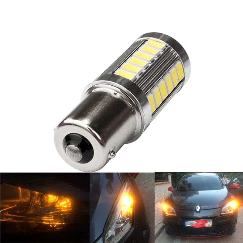 1 шт. автомобисветодиодный светодиодные лампы S25 PY21W P21W 1156 Ba15s 1157 Bay15d 12 В|Сигнальная