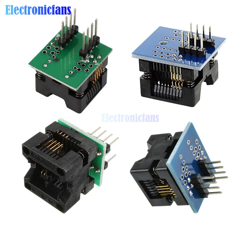 Адаптер diymore SOP8 Для DIP8 с поворотом SOIC8 на IC Socket Programmer разъем для широкой 150mil 200mil