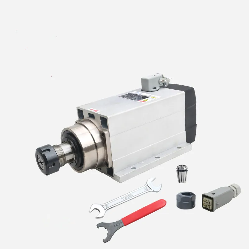 4.5KW ER32 AC 380 V/220 V 4 подшипника с воздушным охлаждением мотор шпинделя и 5.5kw AC380V/220 VFD