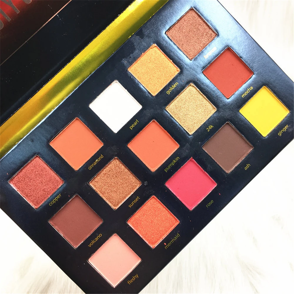 15 цветов закат Natashas матовые тени для век Pallete женские Maquillaje Shimmer Тени Make Up набор