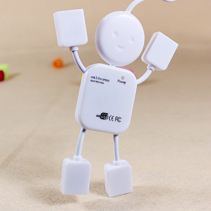 4 Порты и разъёмы USB 2 0 Hub адаптер OTG кабель с вилкой Mini usb хаб Разветвитель