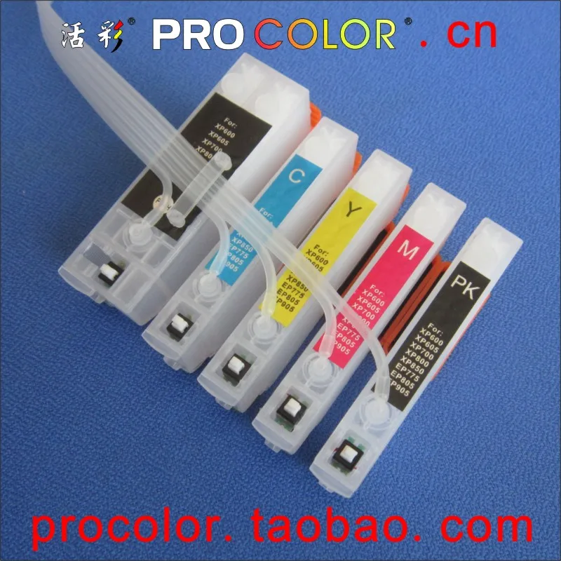 26XL T26 T2621 Заправляемый чернильный картридж для Epson XP-600 XP-700 XP-605 XP600 XP700 XP605 XP800