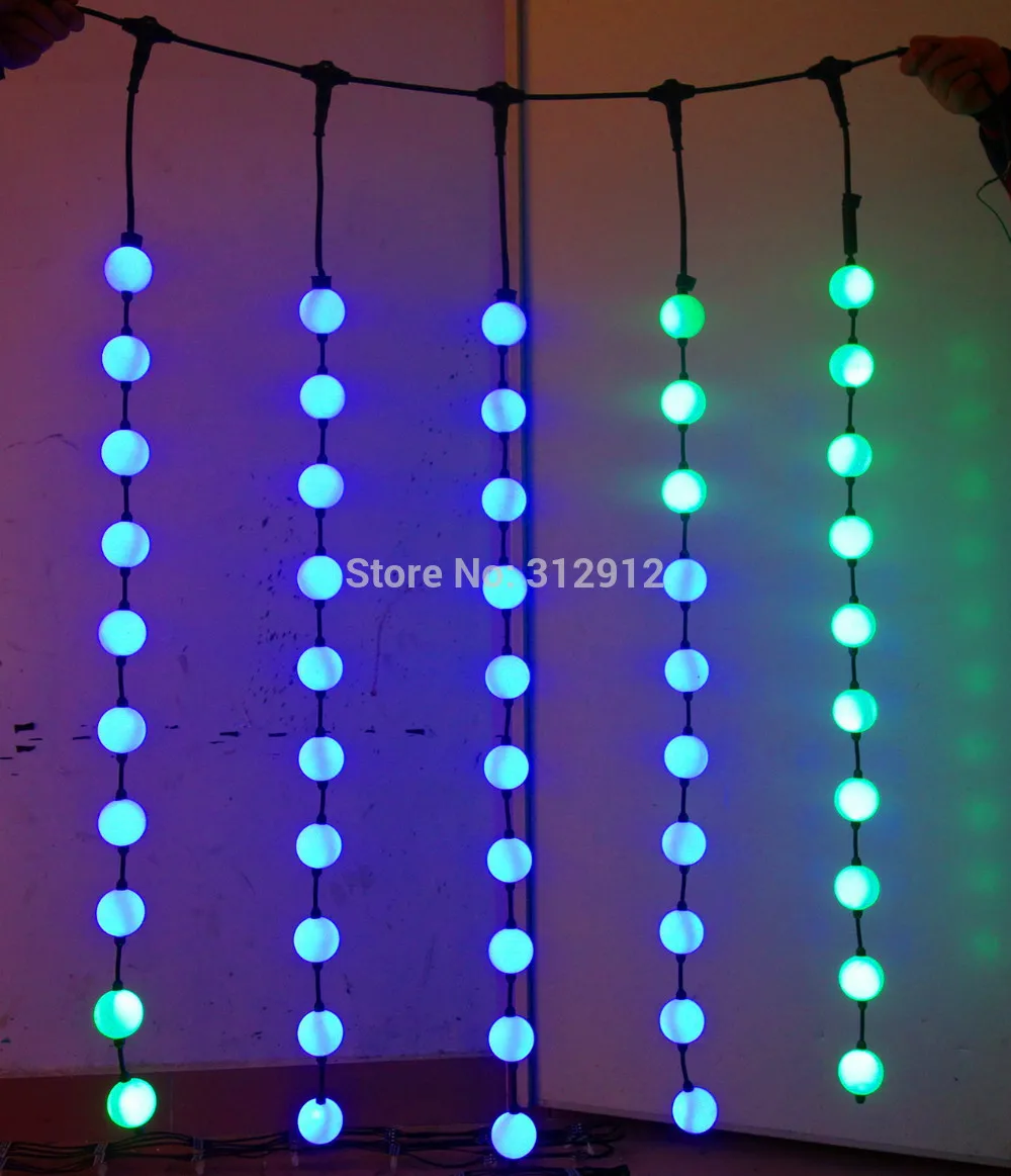 Сигнал сплиттера WS2811 12 в пост. Тока адресуемый пиксельный шар 10 пикселей * 5 линий