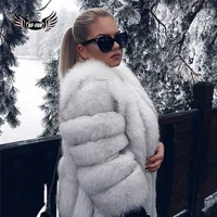 bffur outerwear womens real fur coat 2022 genuine leather natural jacket ladies tops fashion medium winter coat whole skin solid