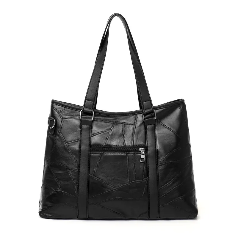 Youda новая однотонная сумка на плечо из овчины модная Большая вместительная