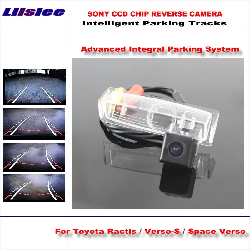 Liislee Reverse Rear Camera For Toyota Ractis / Verso-S Space Verso HD 860 * 576 Pixels Intelligent Parking Tracks | Автомобили и