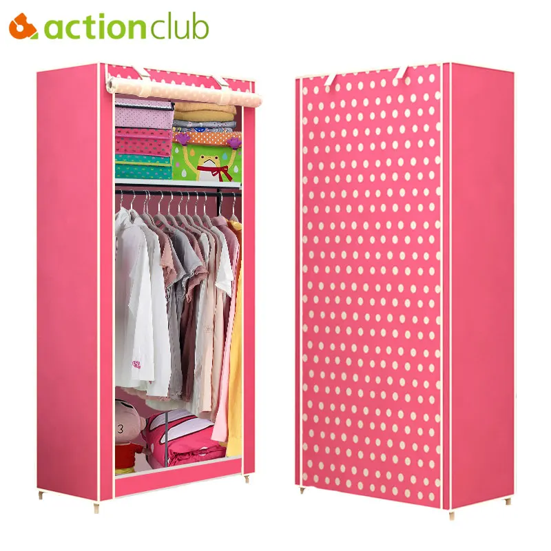 Шкаф для одежды Actionclub простой студентов сборный шкаф сделай сам складной