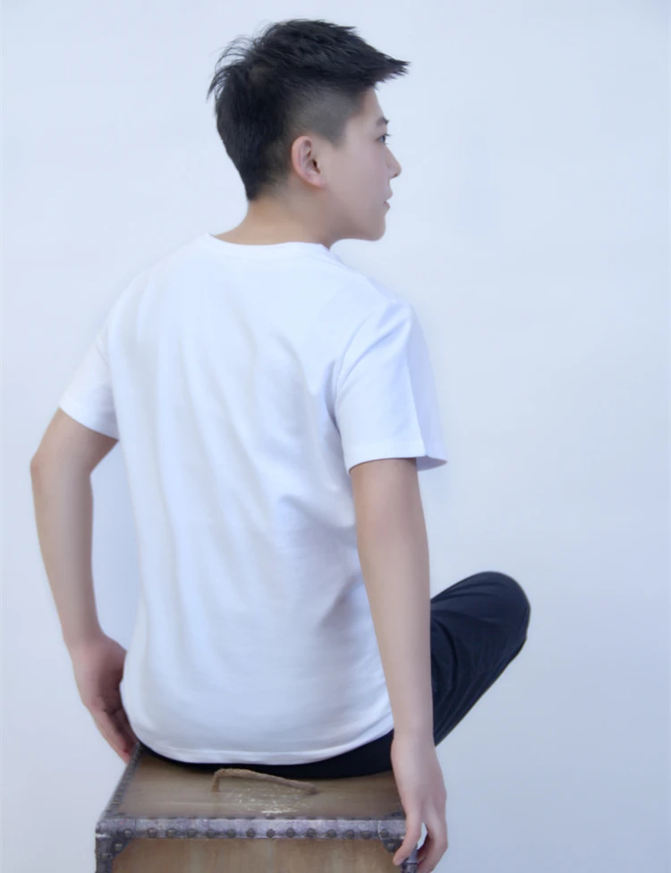 Однотонная футболка с застежкой на груди хлопковая верхняя одежда Tomboy длинный