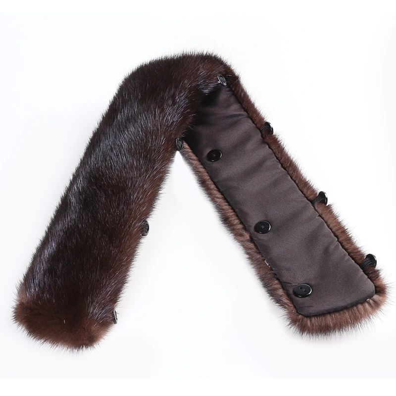 Мужское зимнее пальто из натурального меха норки с воротником стойкой|rabbit fur
